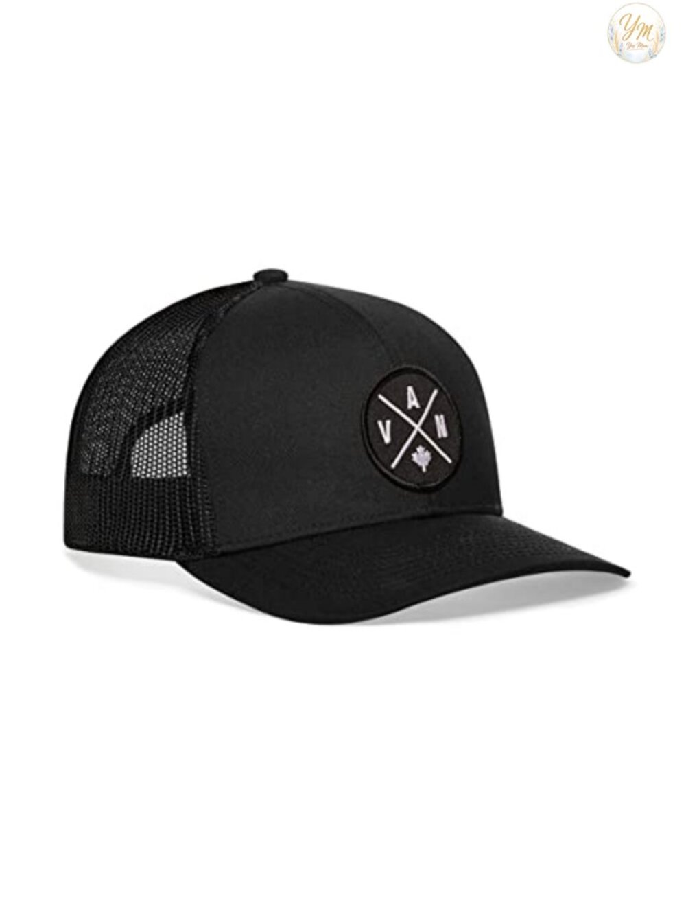 Trucker Mesh Snapback Baseball Cap Embroidered Patch Comfort Fit